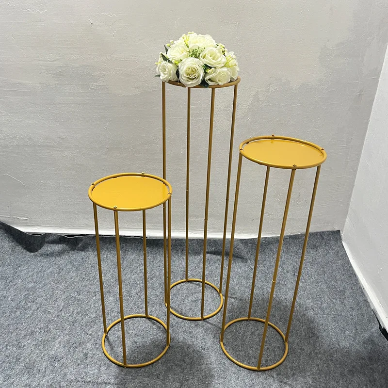 

Wedding props Flower style Road lead Round flower stand Wedding welcome iron ornament Stage