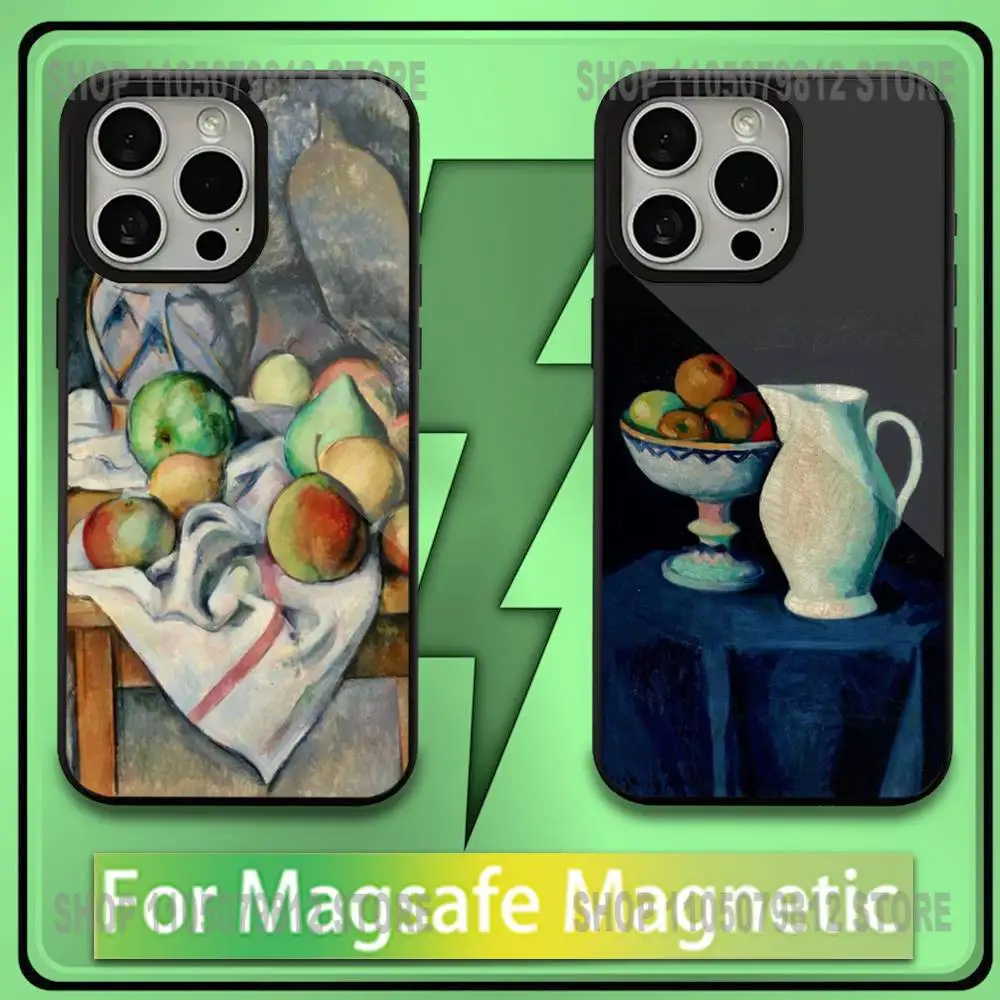 

Paul Cézanne ART Phone Case For iPhone 17,16,15,14,13,12,11,Plus,Pro,Max,Mini Soft Magesafe Magnetic Wireless Charge