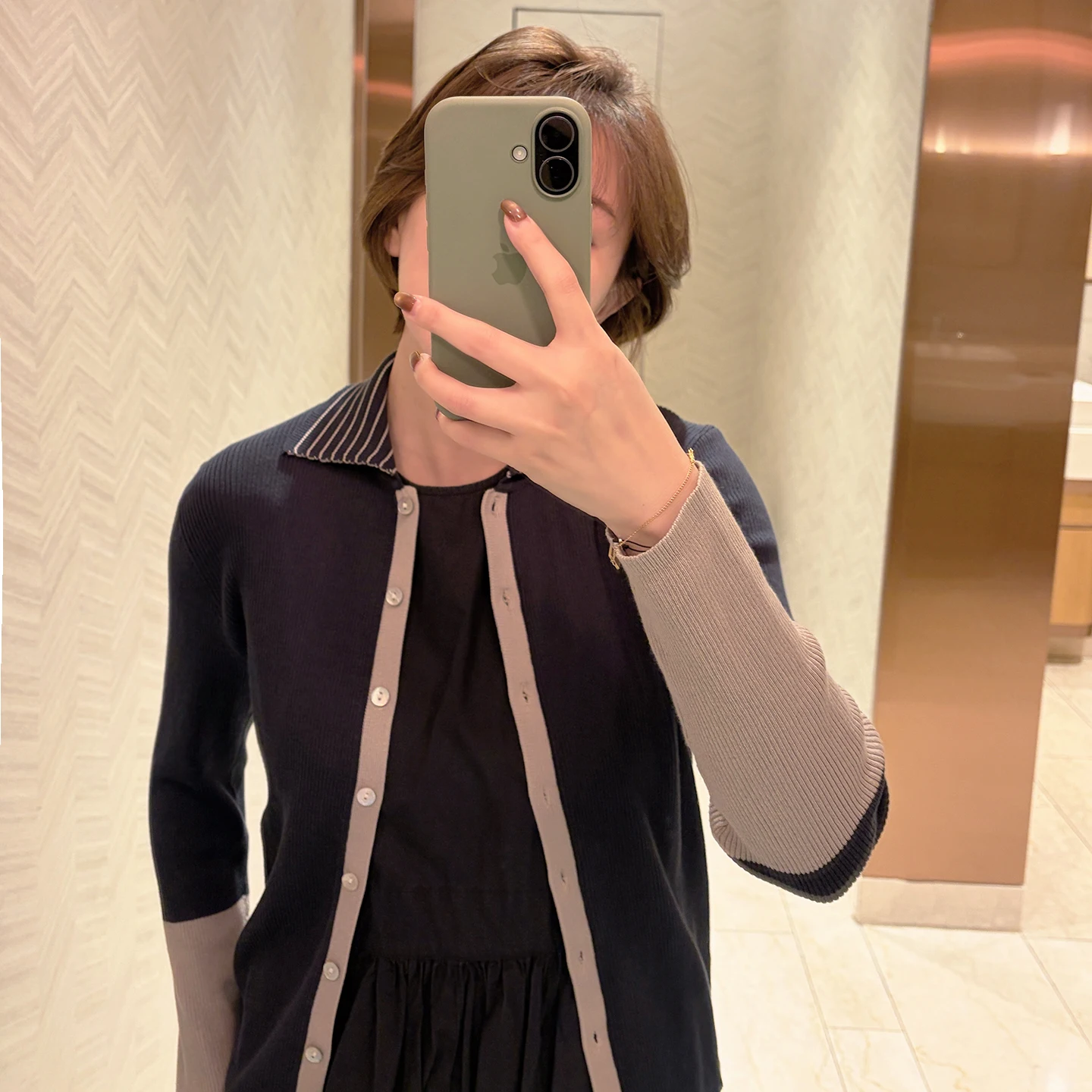 

Miyao No Chun Vintage Knitted Modal Cotton Long Sve Single Button Cardigan Color Blo round Ne Outerwear T296 Women's F...