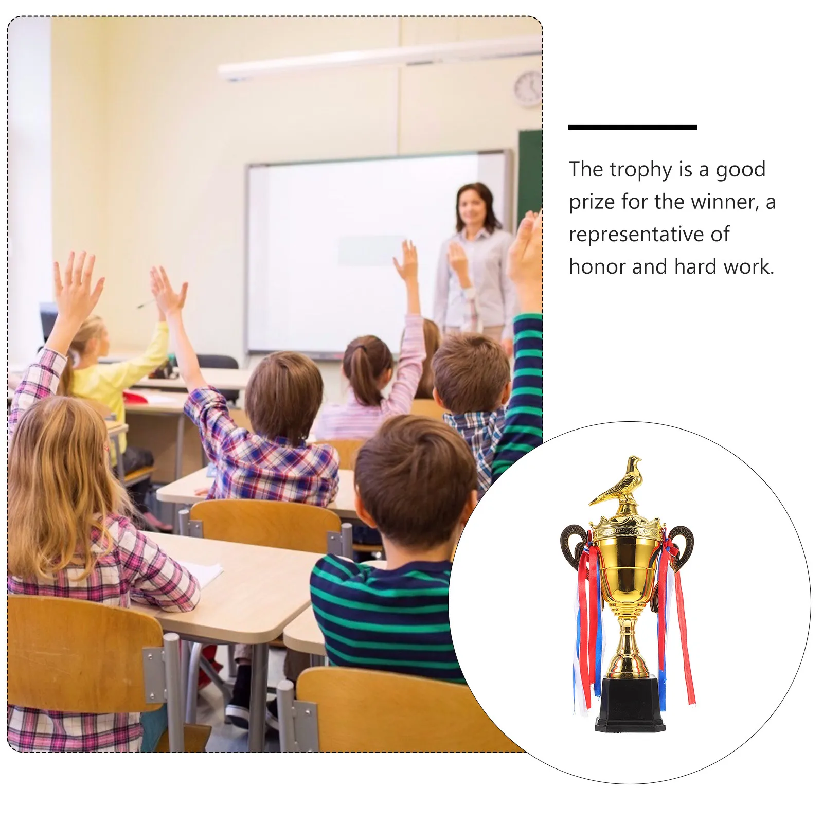 Metal Pigeon Trophy Gold Crown Cap Award for Racing Sports Event Competition Keepsake Trophy Award Trophies for Kids