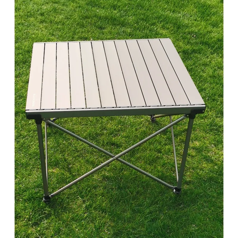 Portable folding table camping egg roll table home driving tour aluminum alloy barbecue picnic table