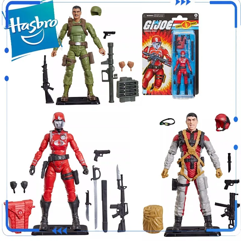 

Genuine Hasbro G.I. Joe Crimson Guard Female Moonstalker Crazy Legs Zap Action Figure Toys for Boys Girls Gift Model Ornaments