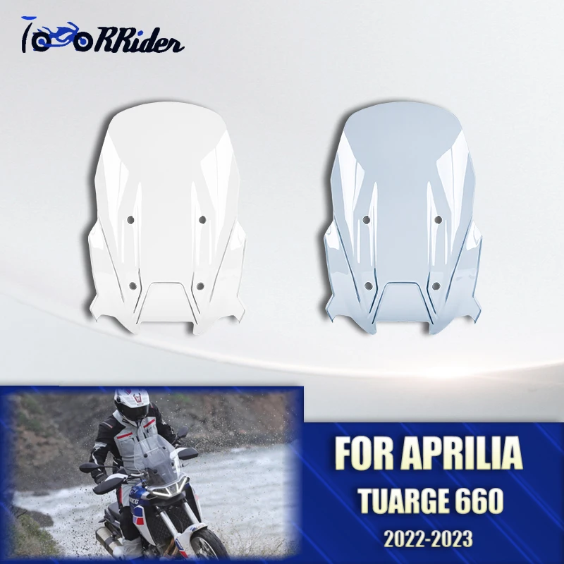 

TUAREG660 Windscreen Windshield For Aprilia Tuareg 660 2022 2023 Motorcycle Front Screen Wind Shield Visor Airflow Deflector