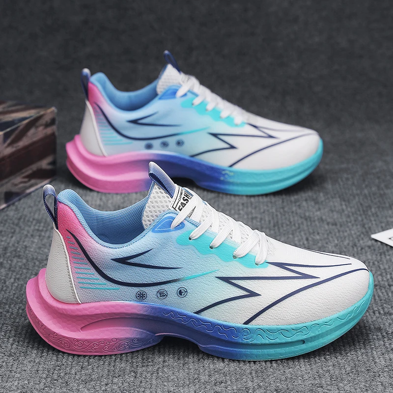 

Новая мужская обувь лета 202, дышащая, легкая, противоскользящая спортивная обувь для бега и повседневная модная обувь для подростков.