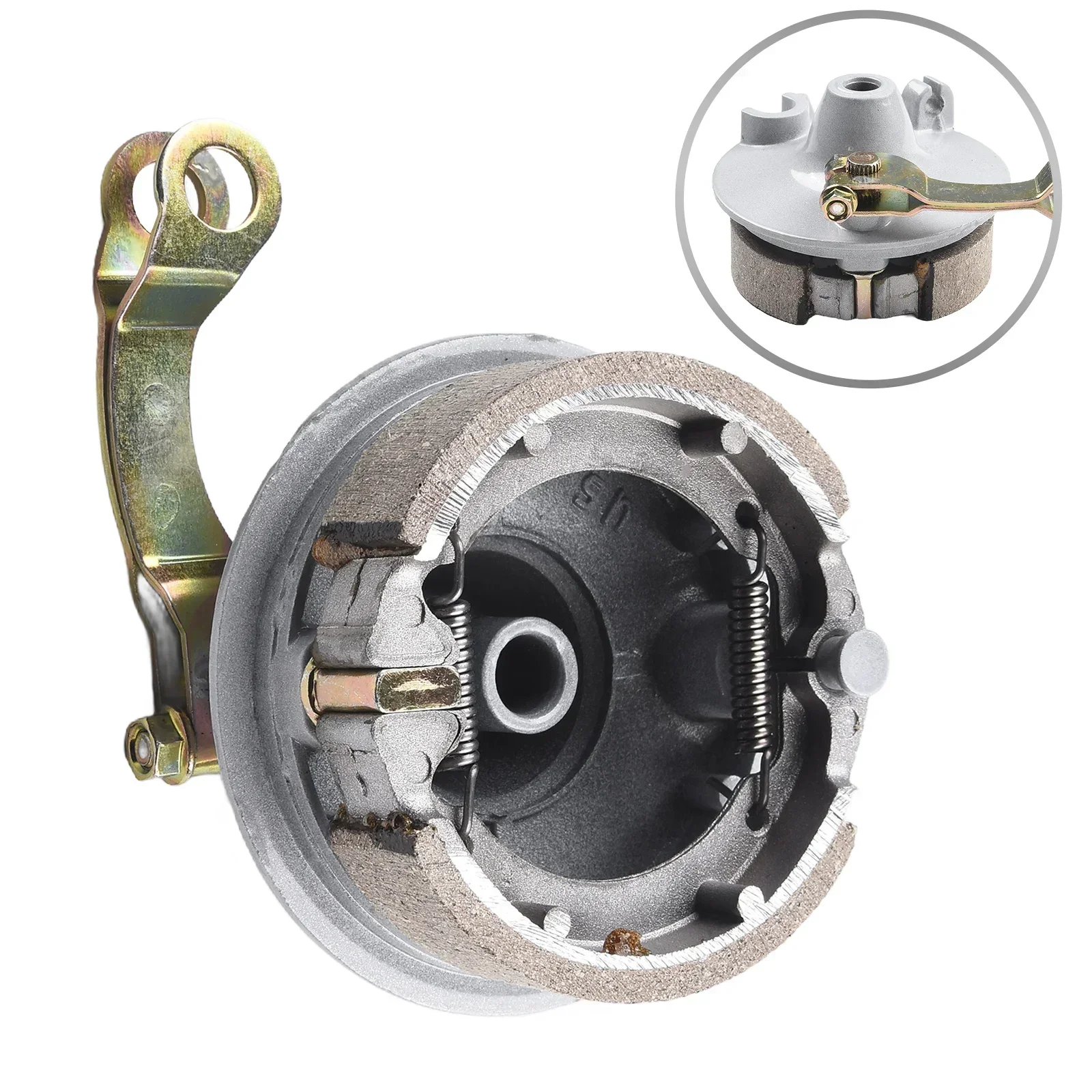 Non Slip and Mute Operation Features in Front Drum Brake Assembly Cover Suitable for Electric Vehicles with Material