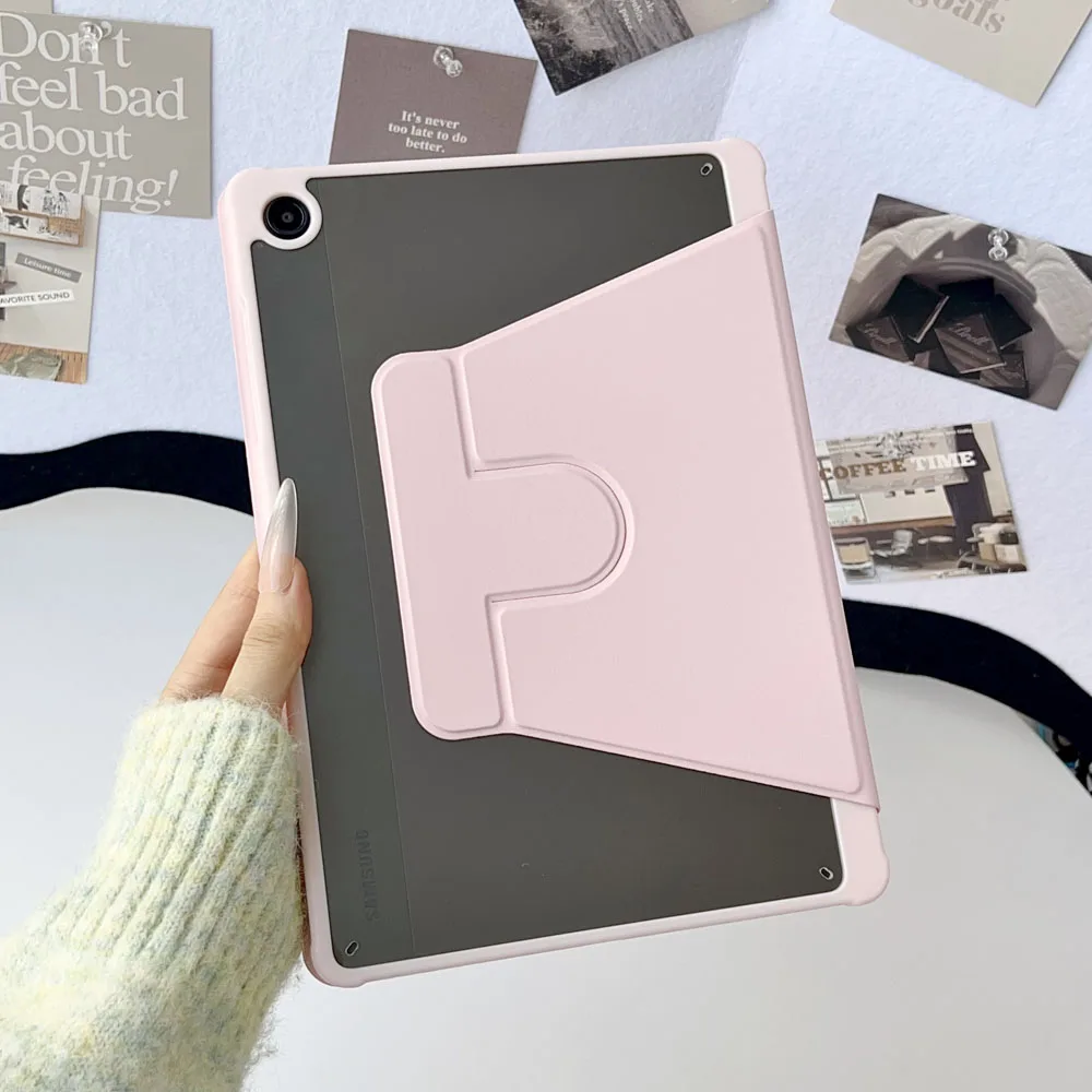 For Samsung Galaxy Tab A9 Case Magnet Tablet Stand Cover Funda For Tab A11 360-Degree Rotation 8.7inch Tablet Case
