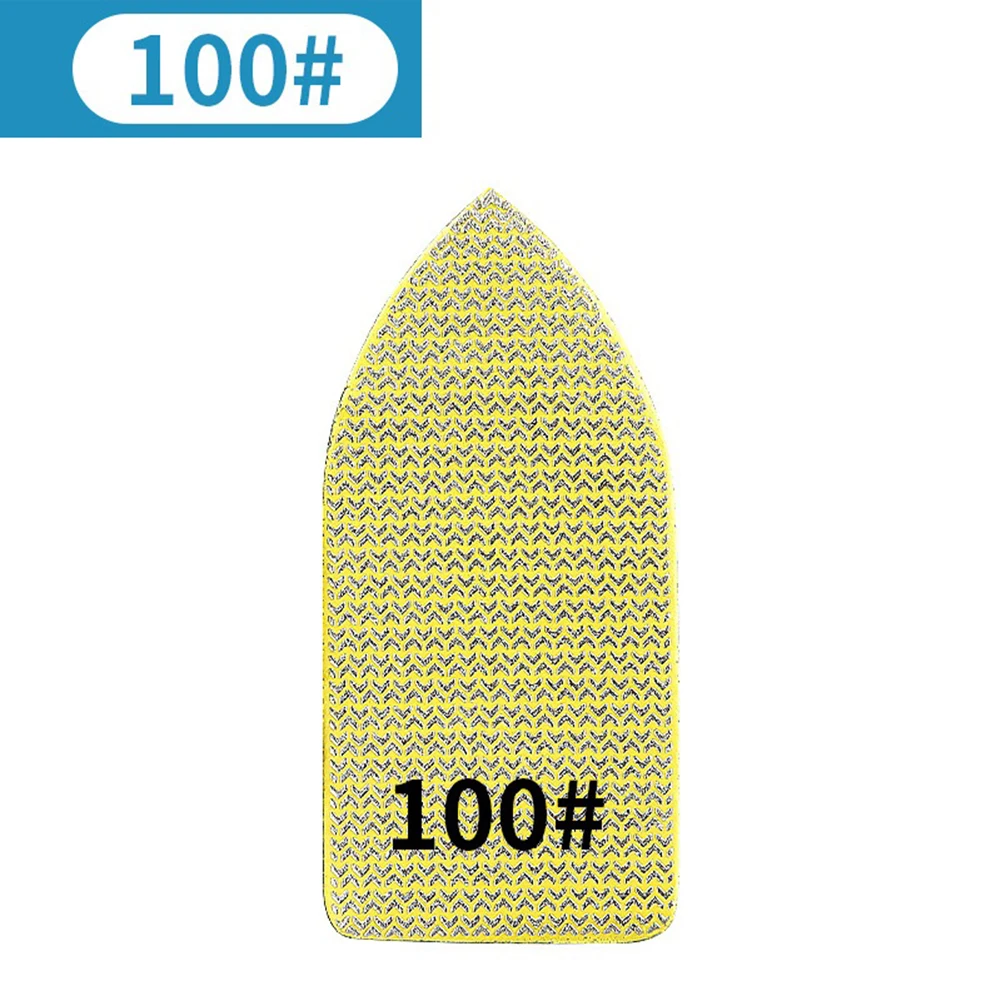 120*55mm Electroplated Diamond Hand Polishing Pad For Ceramic Tiles Marble Glass Aluminum Iron Steel Sanding Pads Abrasive Tool