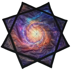 Dapo star universe printed pattern double-sided printed UV purple light dapo star mandala flying