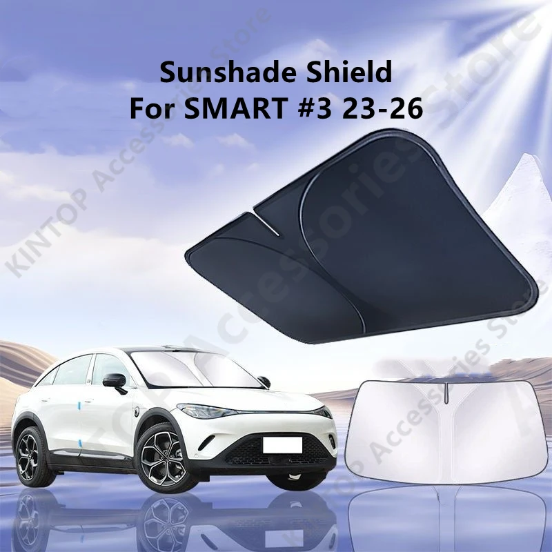 

For SMART #3 23-26 Sunshade Shield,Sunscreen And Insulation Interior Modification Protection Items Accessories Refit