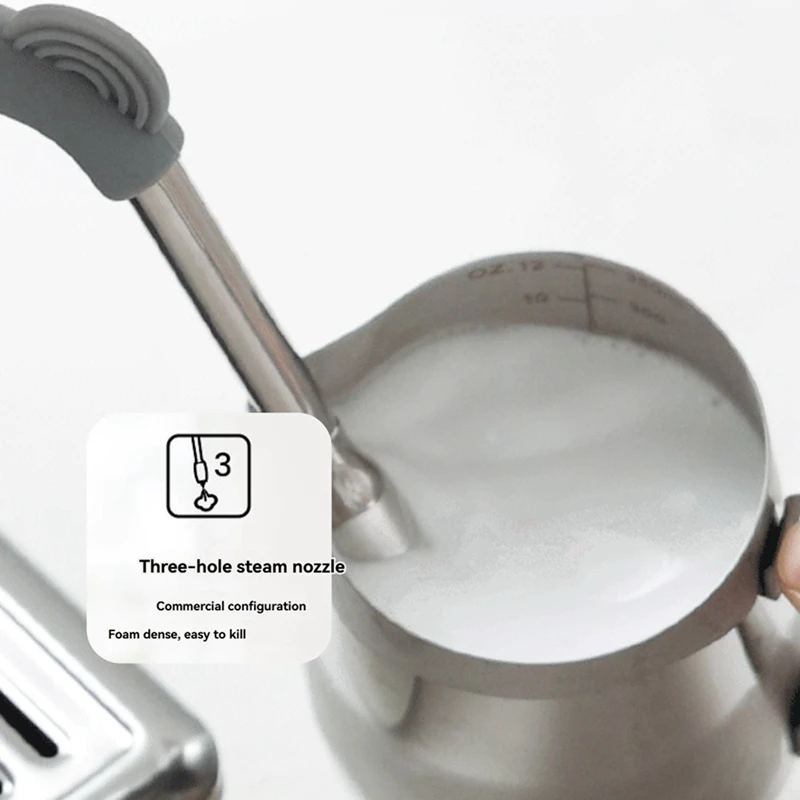 ماكينة صنع القهوة فوهة البخار لآلة الاسبريسو بيتروس 3833/3899 304 فوهة البخار المصنوعة من الفولاذ المقاوم للصدأ استبدال ثلاثة ثقوب