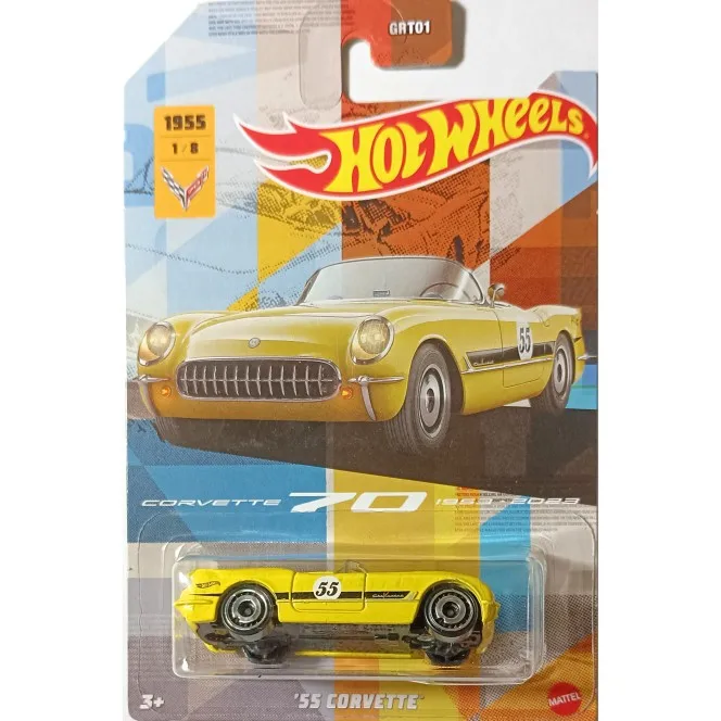 Hot Wheels Car ZR1 C8R STINGRAY 1/64 Metal Die-cast Model Collection Toy Vehicles GRT01