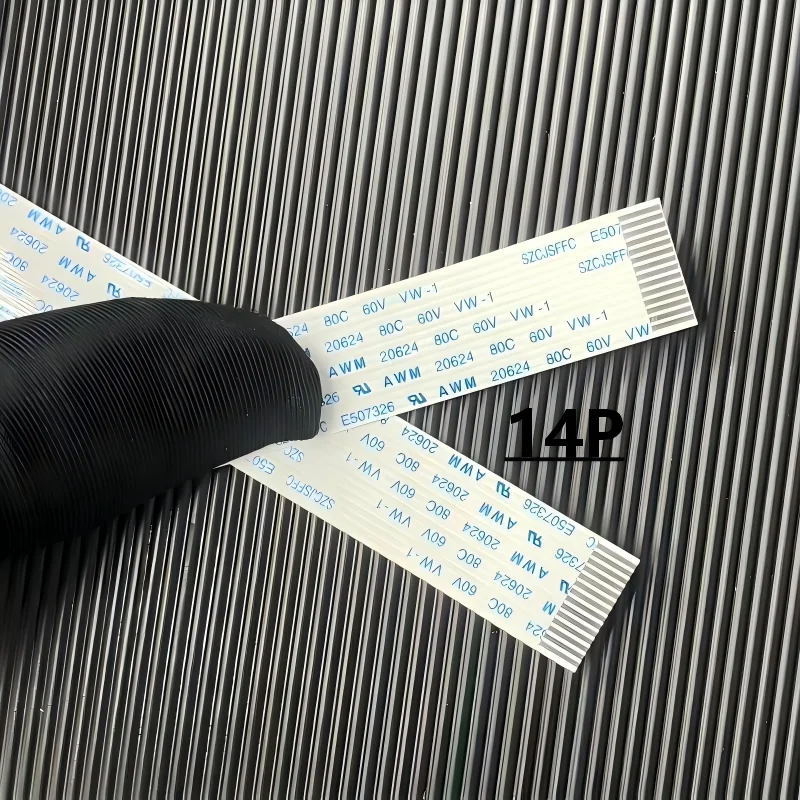 

10X High Quality New 14-Pin Cable for I3200 I1600 4720 Inkjet Printer Printhead Eco-Solvent UV Water-Based Inks Silver Pin Cable
