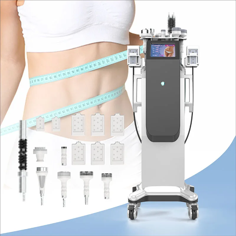 2026 Latest Home Vertical Body Shaping Beauty Device 8 In 1 40K Cavitation Machine For Fat Reduction Skin Rejuvenation