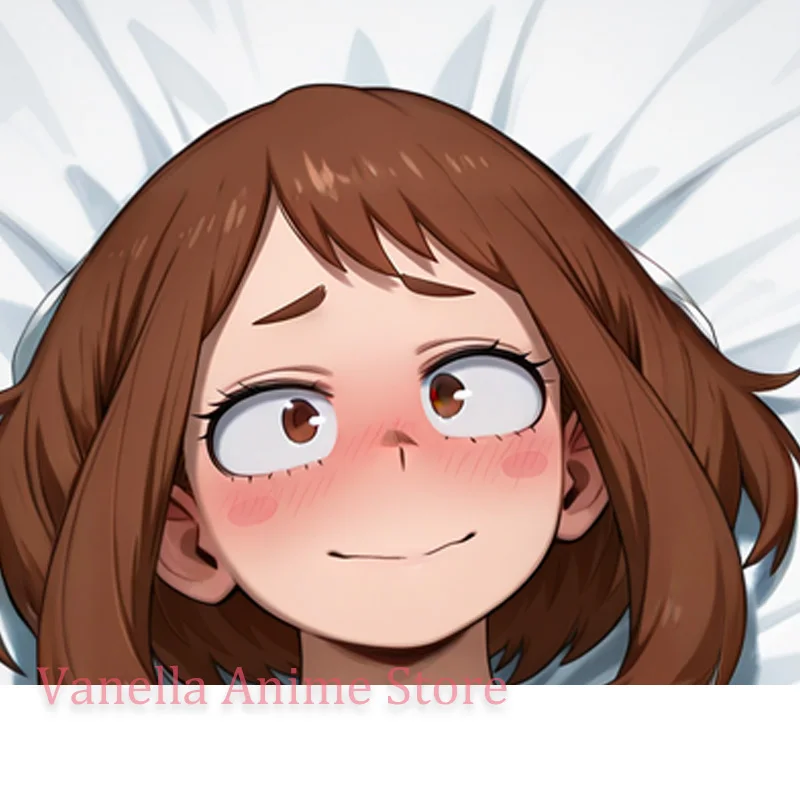 Dakimakura Anime Hero Academia Girls Uraraka Himiko Toga Mirko Double-sided Print Body Pillow Cover Life-size Pillowcase Gifts