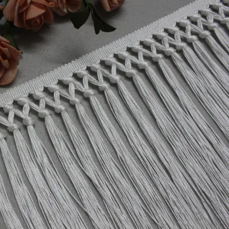 

Изящные кружевные кисточки для свадебных платьев и танцевальных костюмов, ажурные узелковые кисточки, тканевые аксессуары, китайские материалы для рукоделия и шитья