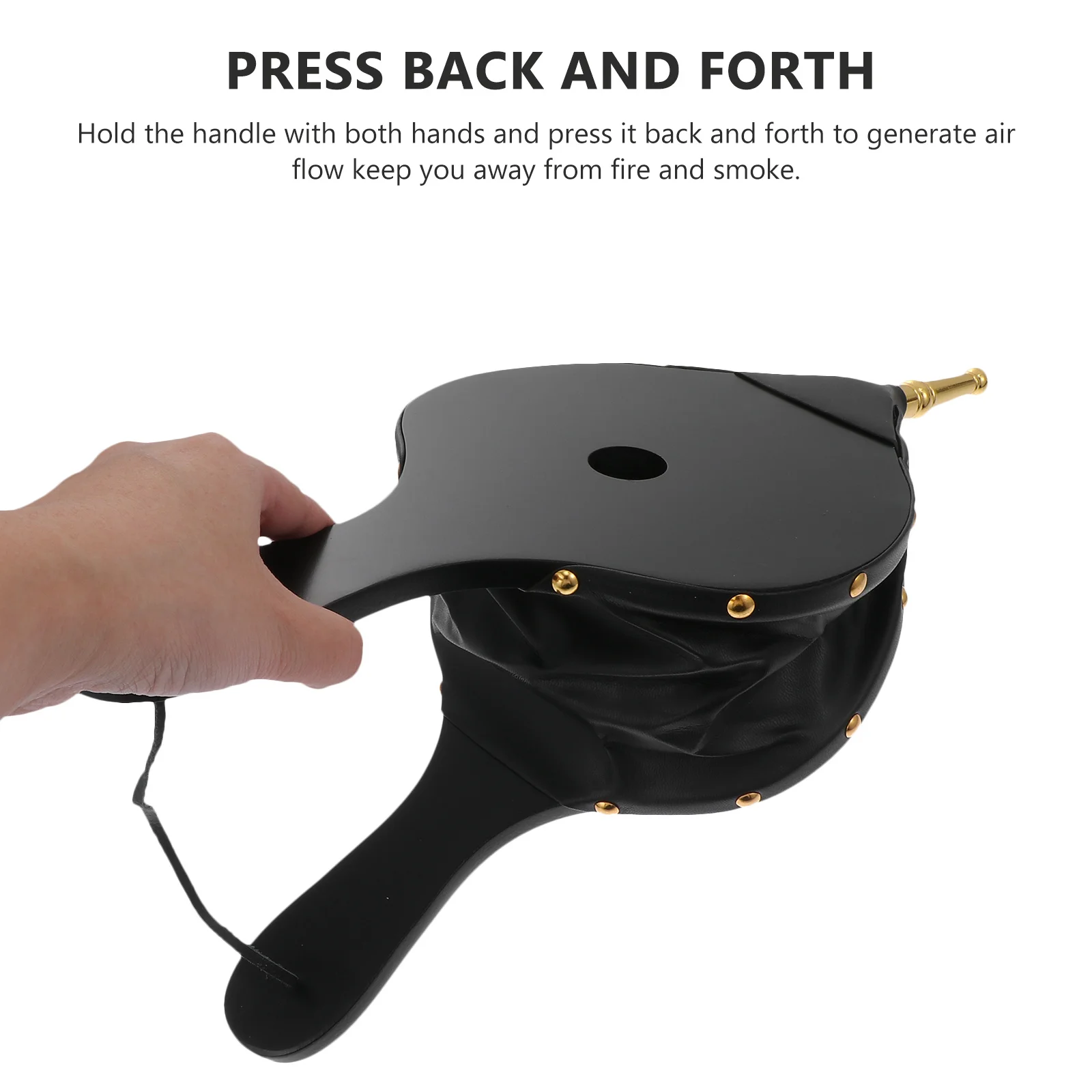 

1Pcs Manual Blower for Fireplace Premium Portable Air Fire Blower Outdoor Camping Bbq Tool Starter Fireplace Bellows