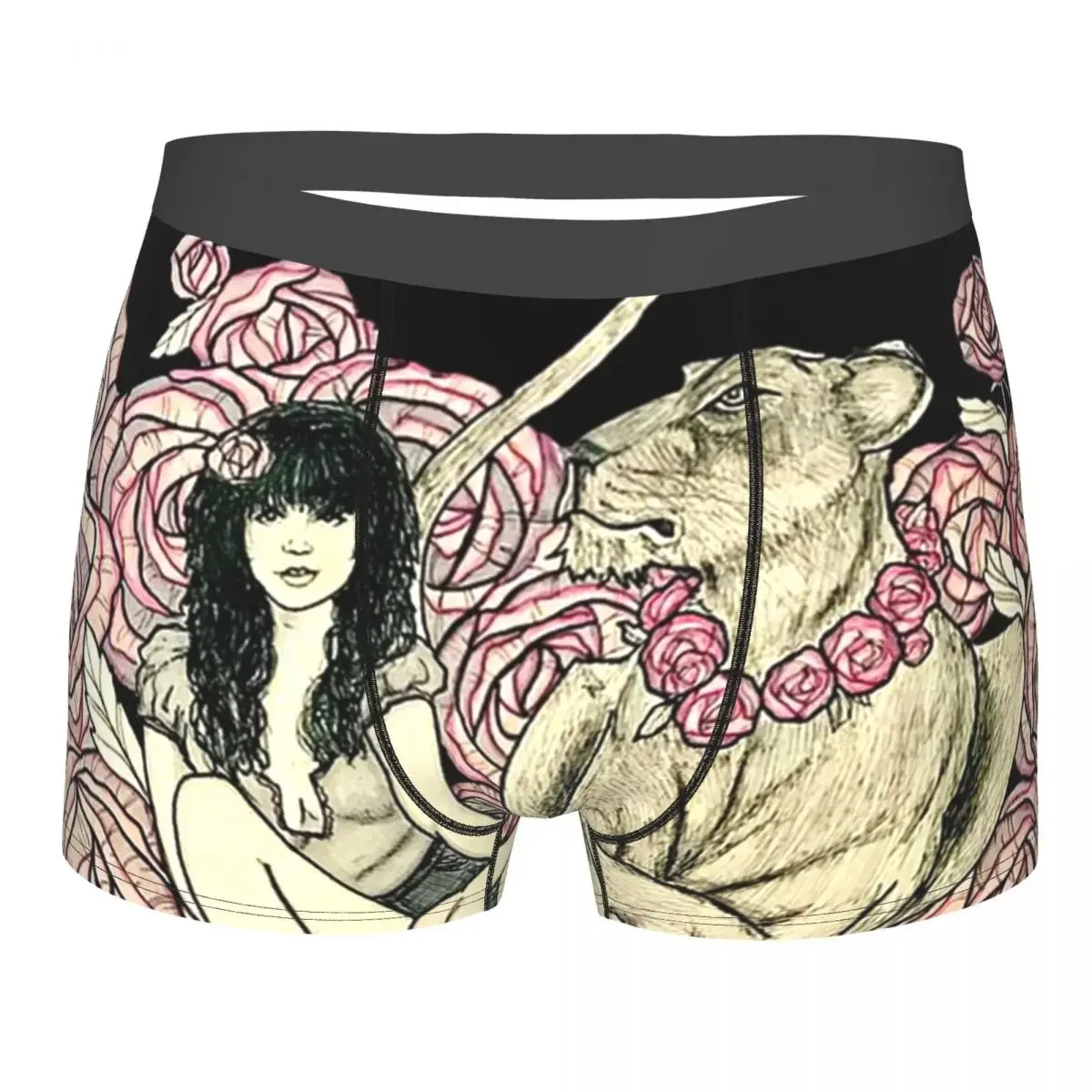 Linda Ronstadt, The Strength Card,rock Tarot Card Underpants Breathbale Panties Male Underwear Print Shorts Boxer Briefs