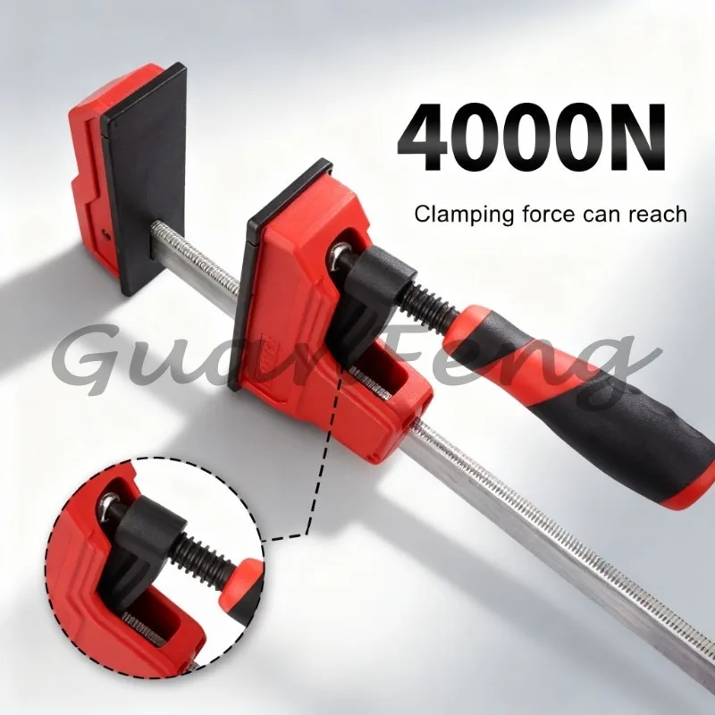 Quick Clamp, Parallel Rod Clamp, Heavy Duty 12-48 Adjustable Woodworking Clamp for Wood Glue, Cabinet Assembly
