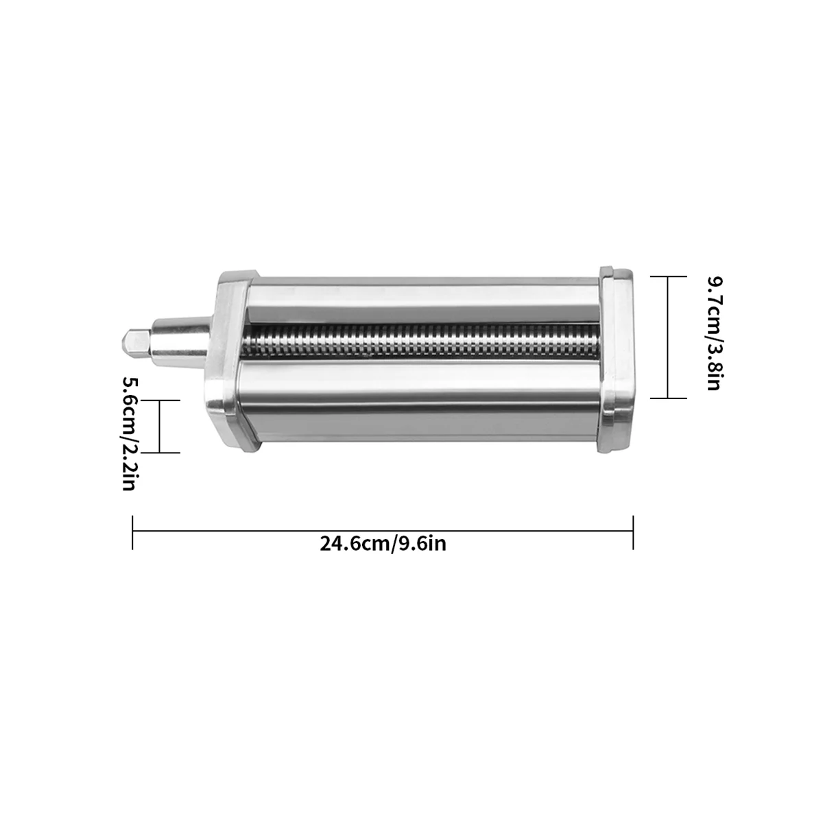 Noodle Press Kit for Pasta Maker Stainless Steel Pasta Spaghetti Roller Stand Mixer Attachment Kitchen Tool