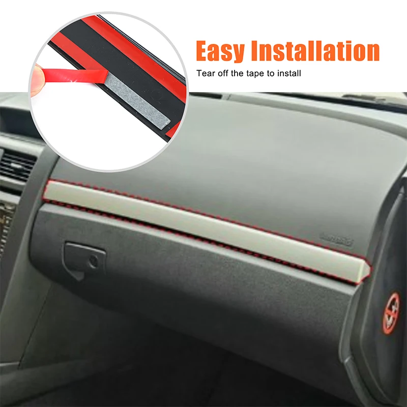 For 2008-2009 Pontiac G8 central control instrument table trim dashboard decoration bright strip ABS piano black 2pcs