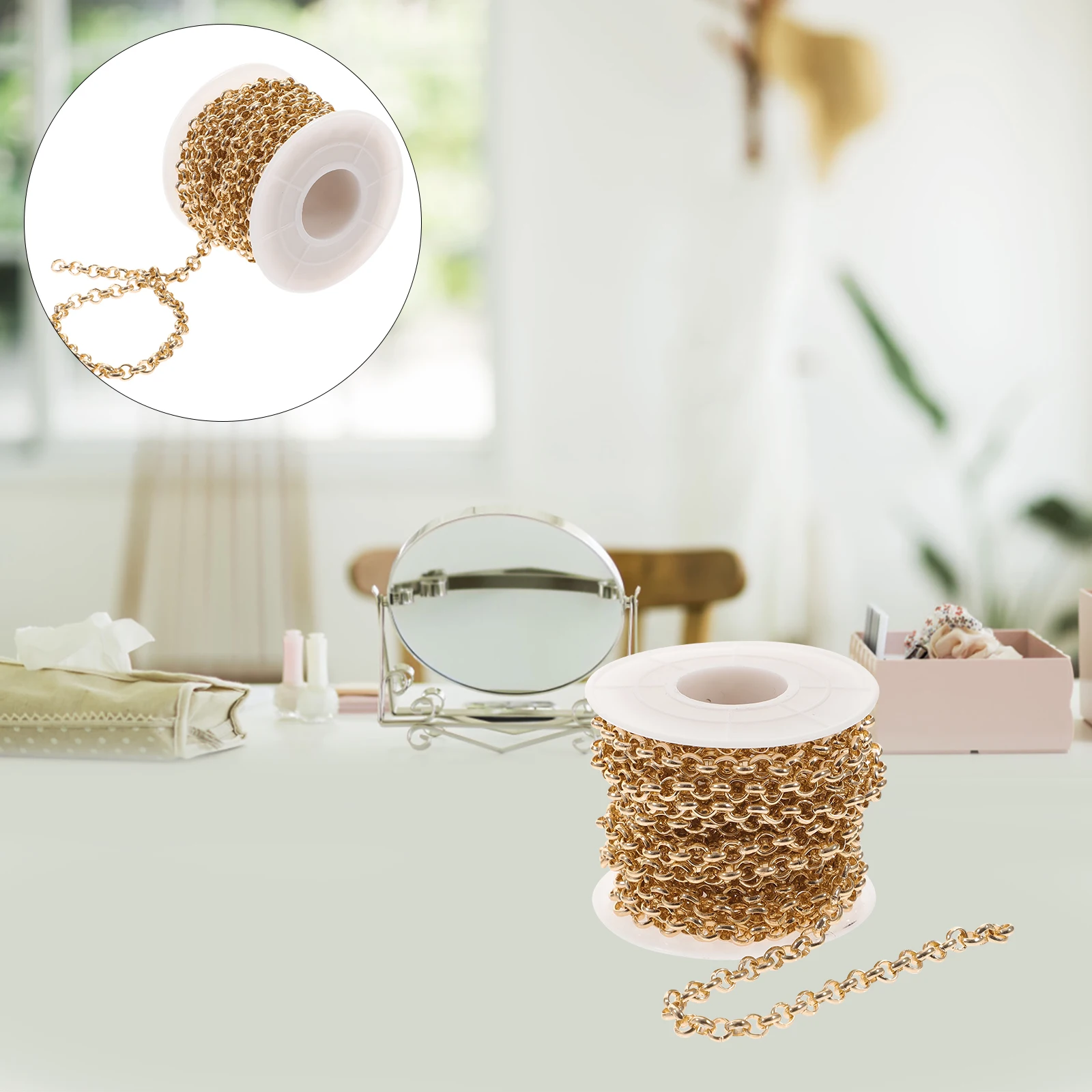 1 Catene per borse gioielli Catena di ricambio fai da te Catena artigianale in metallo per borse pendenti Accessori Catene in alluminio