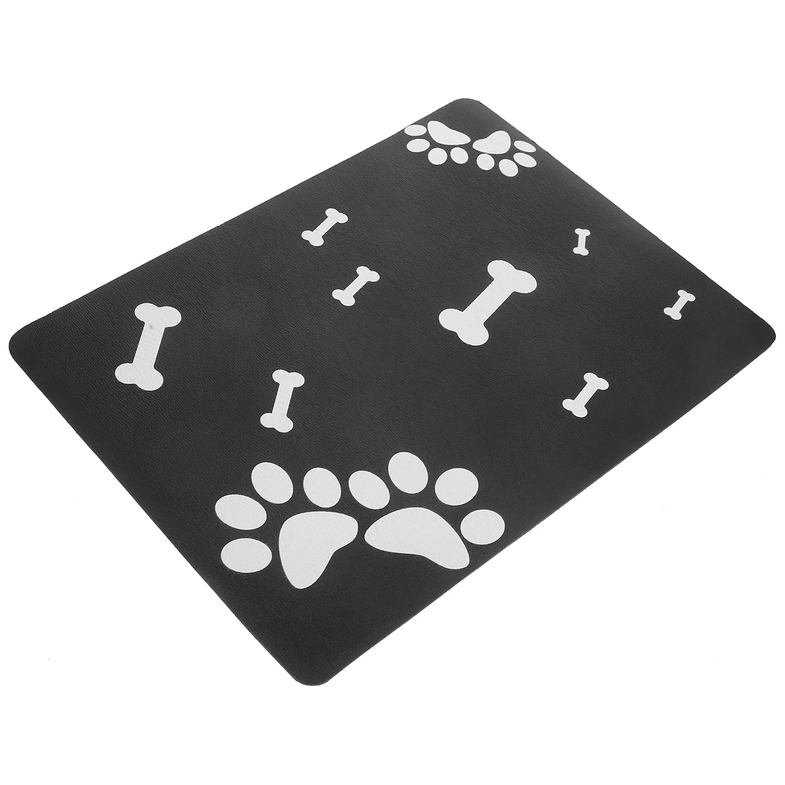 

Non-Slip Dog Food Mat Absorbent Pet Feeding Pad Quick Dry Floor Protector For Water Bowl Mat For Dog Food Water Bowls