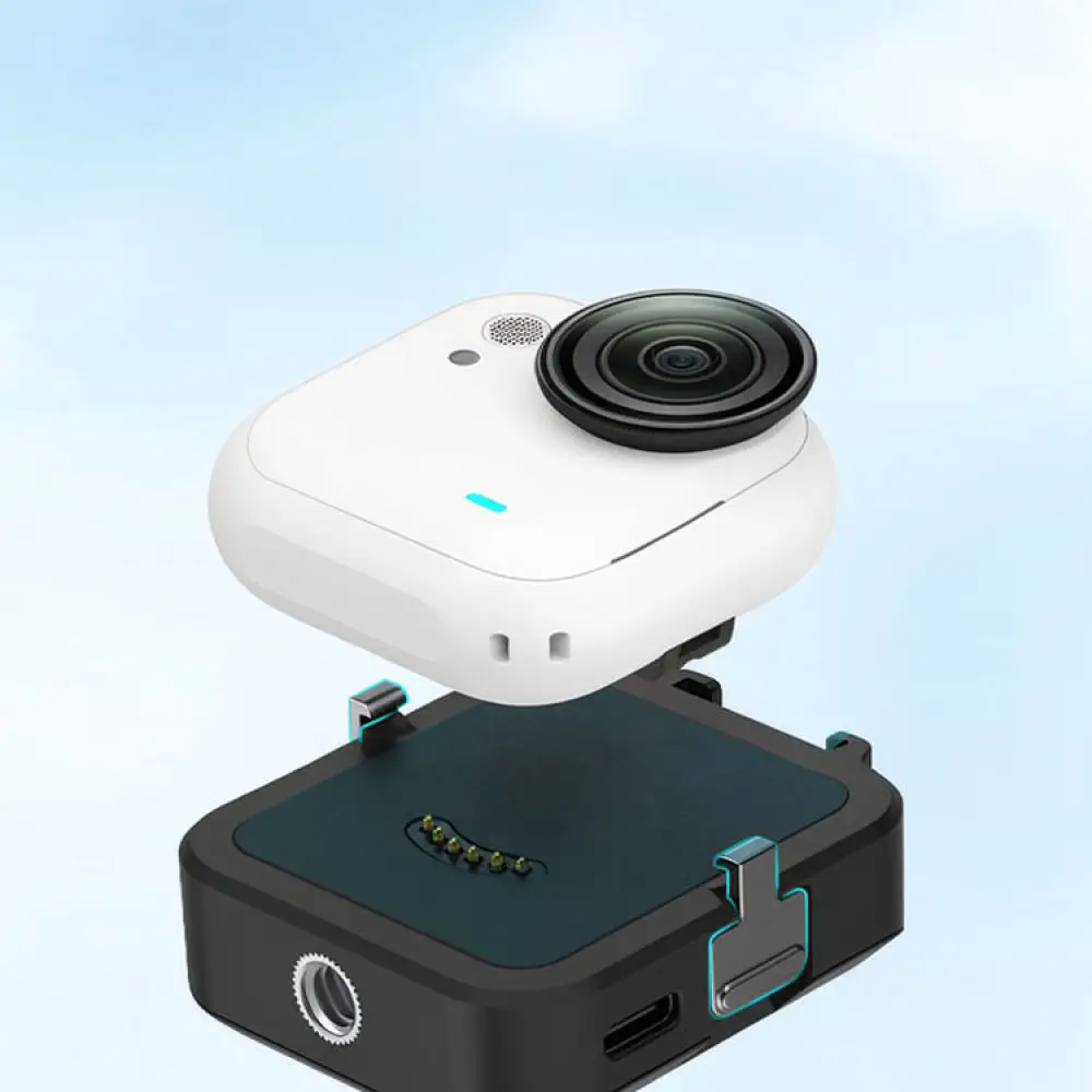 For For Insta360 GO Ultra Power Dock Cradle Portable Data Transfer Station Desktop Charging Base Action Camera Accessory