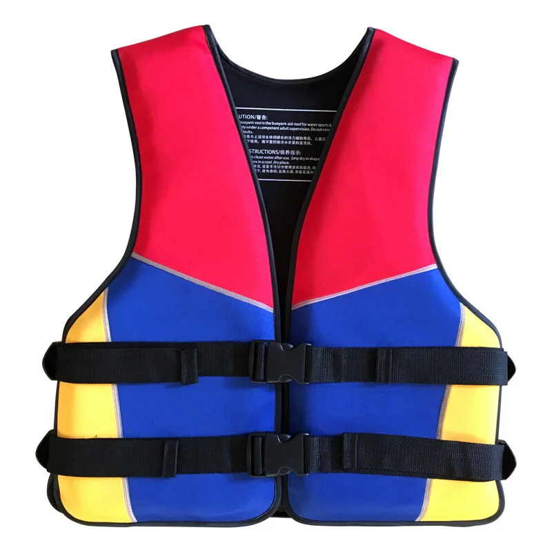 

Adult Children Motorboats Fishing Buoyancy Swimming Safety Vest Adjustable Rescue Survival Kids Life Jacket Beach Accessoires