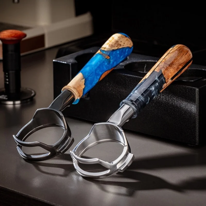 Premium New-Design 58mm Bottomless Portafilter Naked Filter Handle, Fits E61, Flair, ECM, Rocket, Synesso, Rancilio Silvia