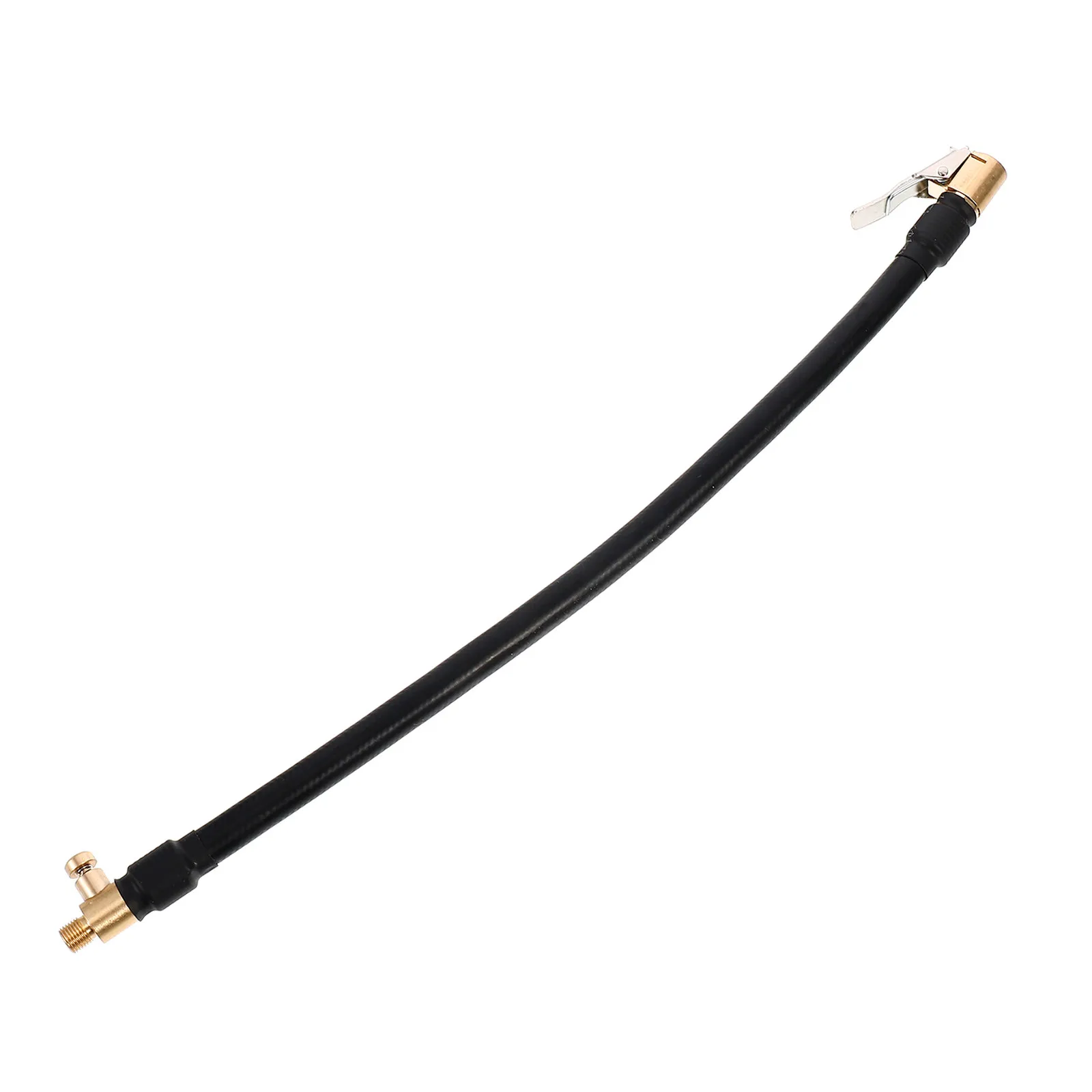 Car Tire Inflator Hose Inflatable Pump Extension Tube Rubber Air Pump Adapter for Cars Trucks Suvs Motorcycles Bikes Rv Trailers