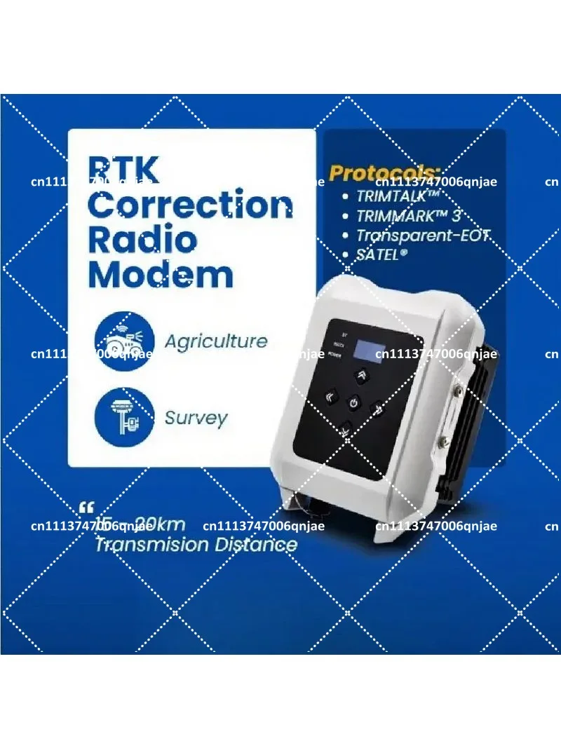 

RTK External Data Link 20km High Power UHF Radio GPS Receiver for Survey Agriculture