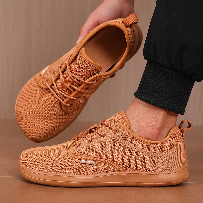 Einzigartige Mesh-Sportschuhe, flexibel, breiter Zehenbereich, atmungsaktiv, minimalistische Wanderschuhe, Outdoor-Aktivitäten, Tennis, faltbare Herrenschuhe – Detail 9