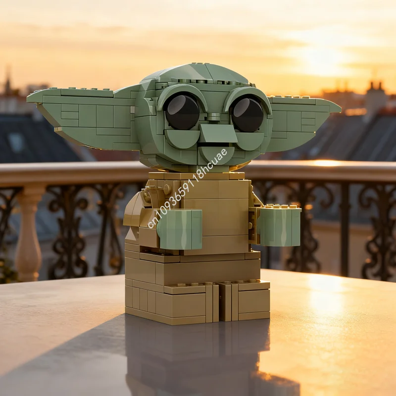 

238pcs MOC Upscaled Grogu Minifigure Star Battle Model Building Blocks Architecture Toy DIY Brick Kids Christmas Gift Birthday