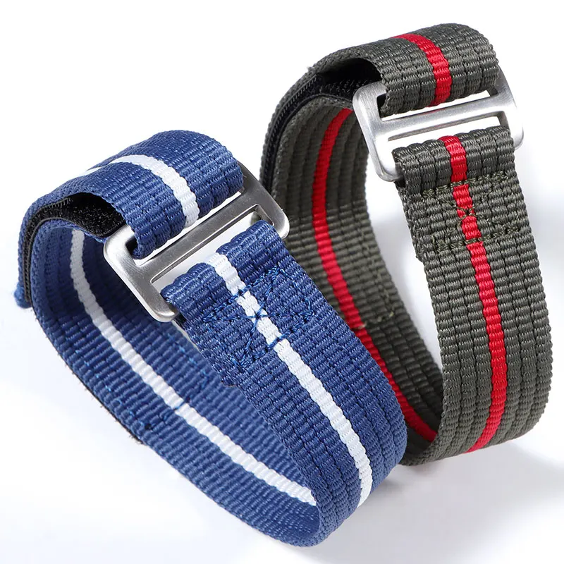 20mm 22mm Nylon Canvas Fabric Watchstrap for Tudor for BLACK BAY for Collar Hidden FXD Watchband for Men Sport Outdoor Bracelets