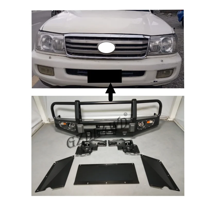 

Front bumper for Toyota Land Cruiser 100 105 Series LC105 LC100 winch compatible bumper