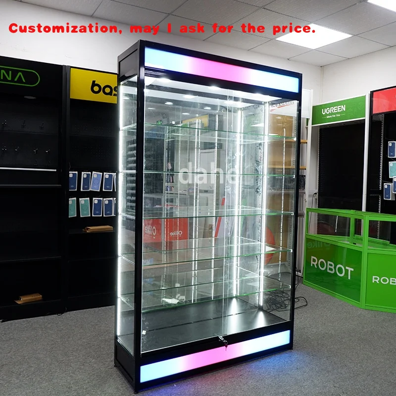 

custom.Smoke and Shop Glass Display Showcase Smoke Shop Decorative Display Cabinet Show Grocery Store Display