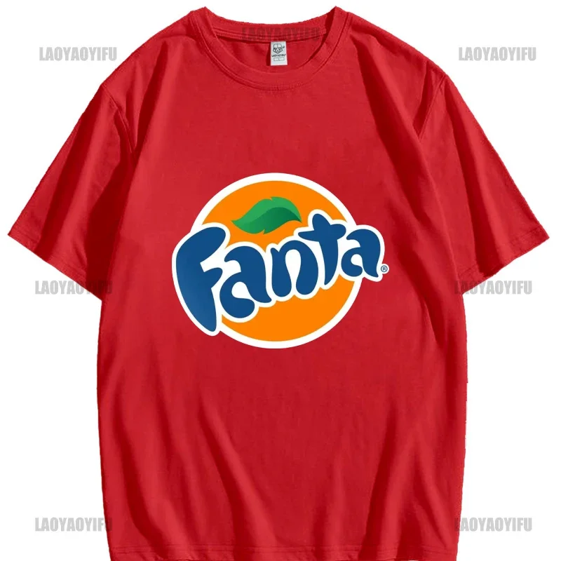 تي شيرت برتقالي Best Soda Pop Fan Essential كاجوال للرجال، ملابس عصرية بأكمام قصيرة، ملابس خروج نسائية قطنية