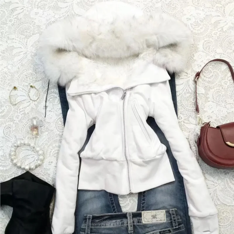 الأمريكية Gyaru Acubi Alt الجرونج تونك تصميم قلنسوة بسحاب سوداديراس Y2k الملابس Ropa De Mujer هوديس القوطي الشارع الشهير البلوز