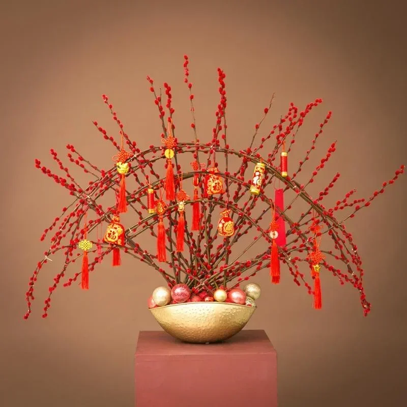 New Large Size Golden Bowl Pot Vase Jubao Pot Flower Planting Handmade Iron Flower Pot For Home Hotel Decorative Gift Metal view 3
