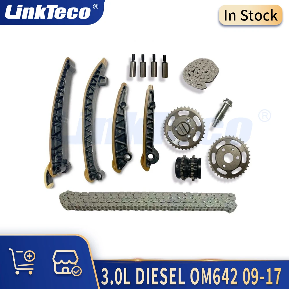 Engine Part Timing Chain Kit Fit 3.0 L T V6 OM642 Diesel For 09-17 MERCEDES-BENZ C350 E350 CLS350 G350 GLK350 GLE350 SPRINTER