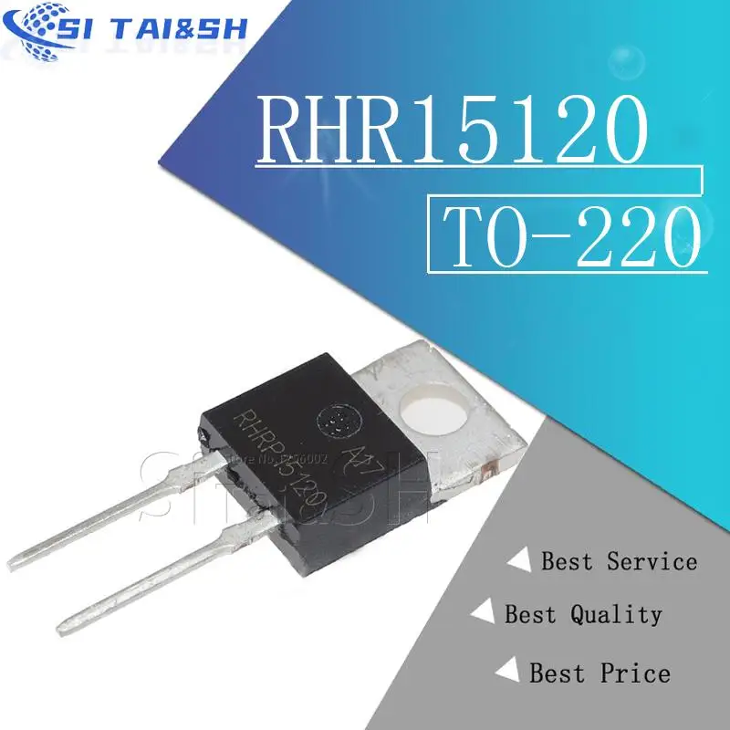 10PCS RHR15120 RHRP15120  TO-220 1200V 15A