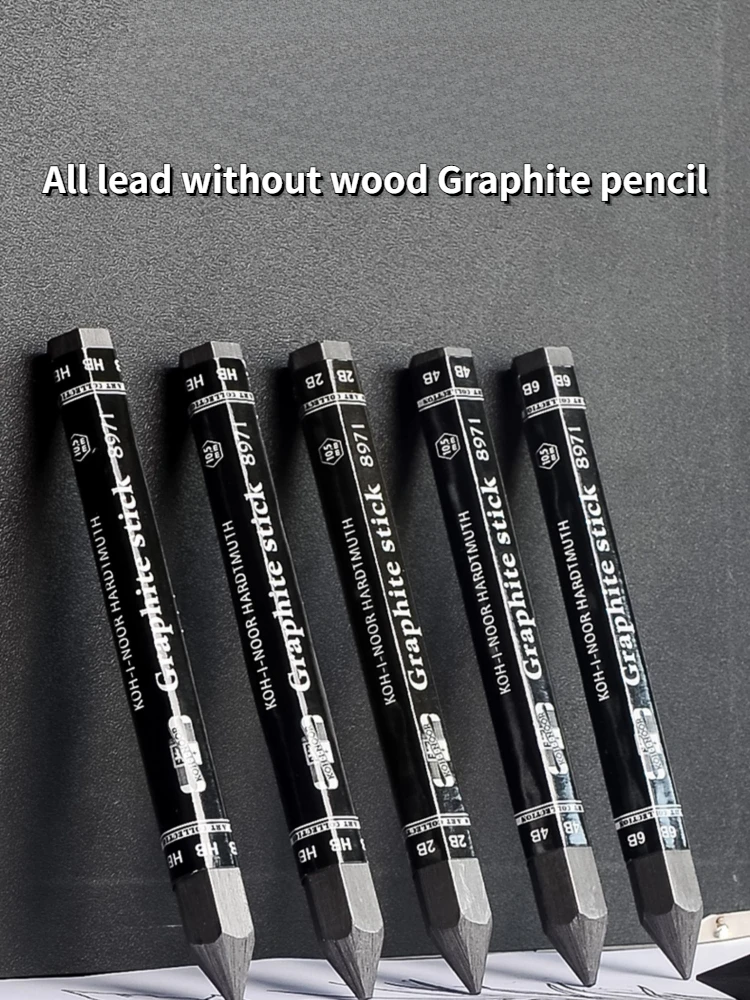 HB/2B/4B/6B All Lead Without Wood Hexagonal Graphite Pencil Detail Painting /Line Drawing Art Students Outdoors Sketching Pen