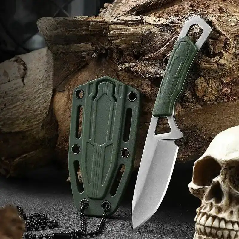 Outdoor camping knife, small tool, sharp, portable, Halter， originality, EDC， new model
