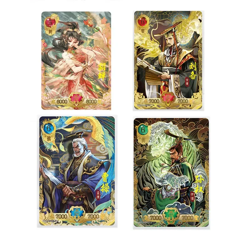 KAYOU Genuine Three Kingdoms Series1 Shui Yu Zheng Feng Liu Bei Cao Cao Sun Quan YJ/DJ/QY/SQ/Q/CC/Z/JR/BZ Anime Collection Card