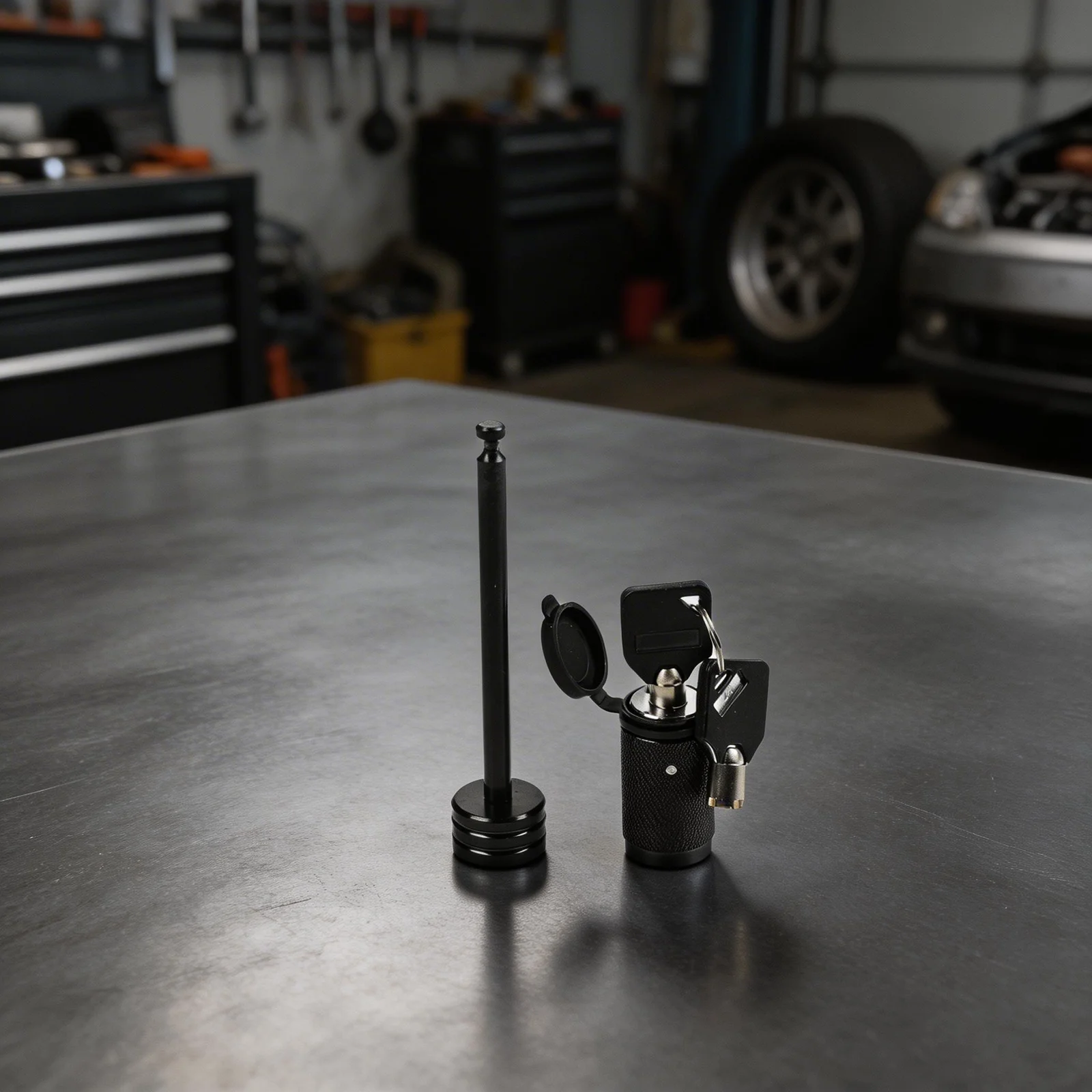 Secure Trailer Locking Mechanism Trailer Latch Lock Black Trailer Lock Pin Secure Locking Mechanism Compact Design