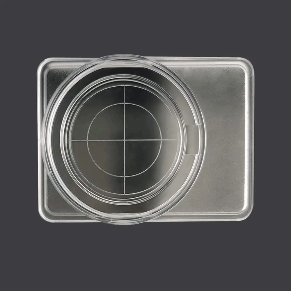 Polystyrene Air Sampling Filter Membrane Storage Case 25mm 47mm 90mm Non-slip Frosted Lab Filtration Paper Preservation Box