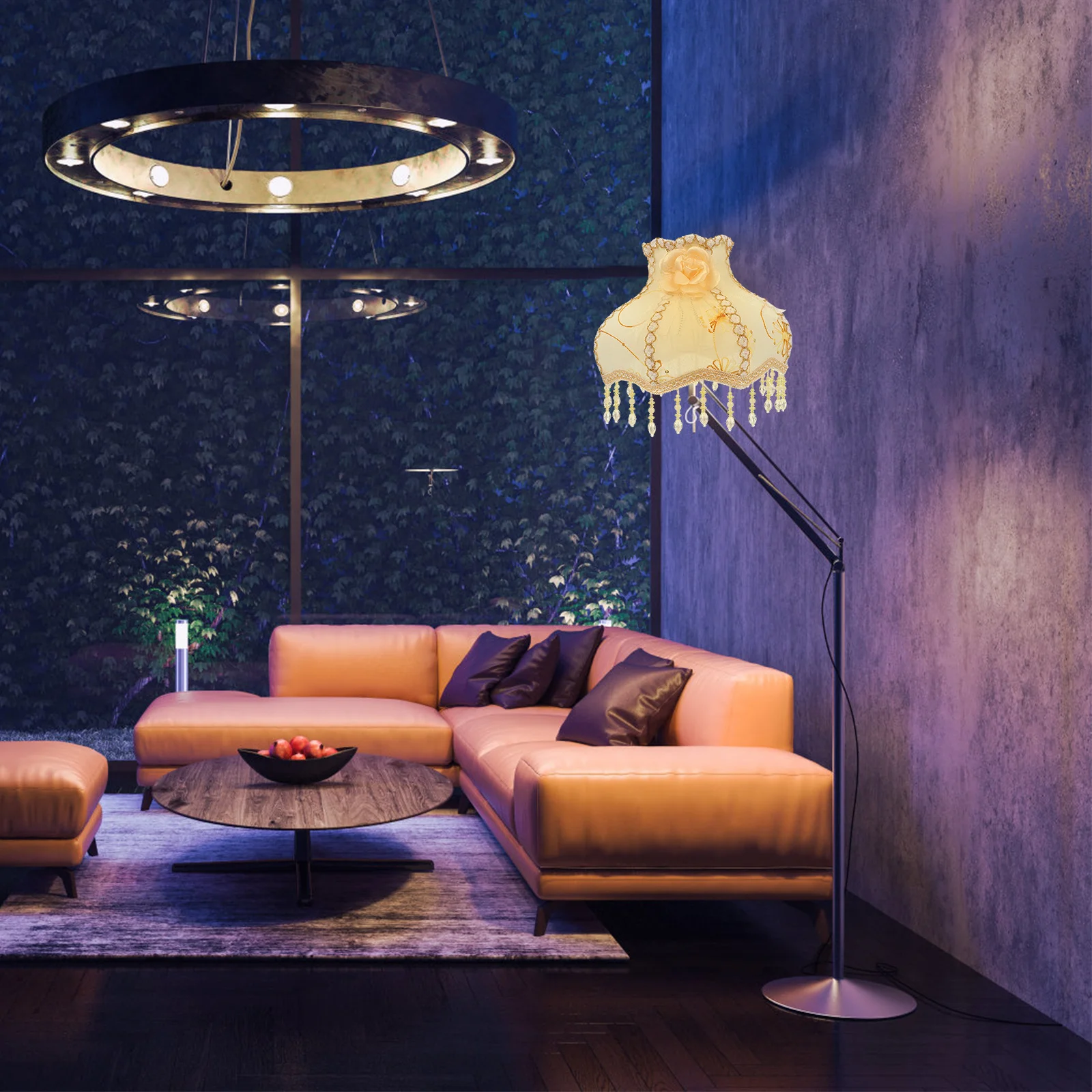 

1pc Cloth Lampshade Style Decorative Lamp Shade For Bedroom Living Room Table Floor Lamp Cloth Art Lampshade Dust Protection