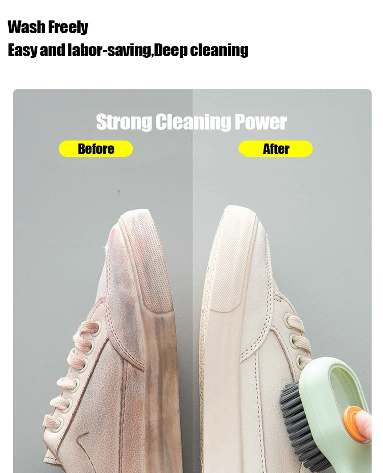 1/2Pcs Multifunktionale Reinigung Pinsel Weiche Automatische Flüssigkeit Schuh Pinsel Kleidung Pinsel Schuh Kleidung Bord Pinsel Schuh Reiniger werkzeug – Detail 8