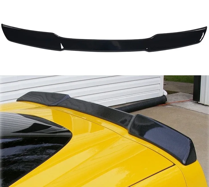 ل 2005-2013 كورفيت C6 ZR1 الجناح المفسد تمديد نمط ABS البلاستيك الخلفي غطاء صندوق السيارة ألياف الكربون نمط اكسسوارات السيارات