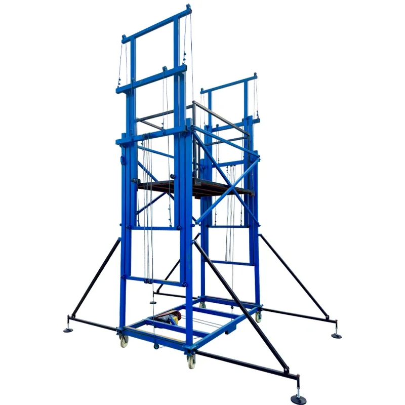 

JIN YANG HU 6m Electric scaffolding lift platform for construction aluminium electric lifting scaffold